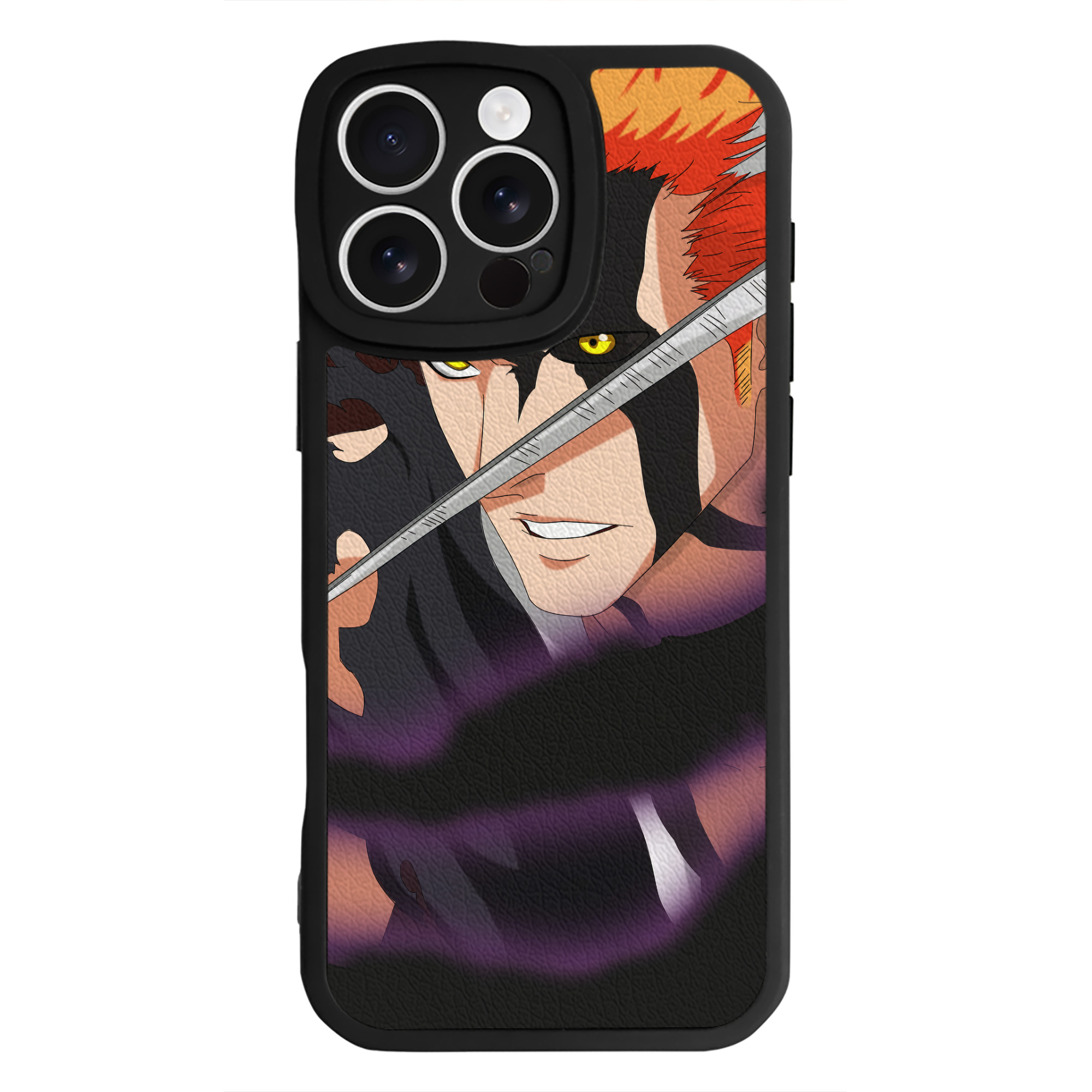 （画像用） ブリーチ BLEACH 【iPhone 16シリーズ対応】シリコンスマホケース（レザー調） 材質：シリコン
